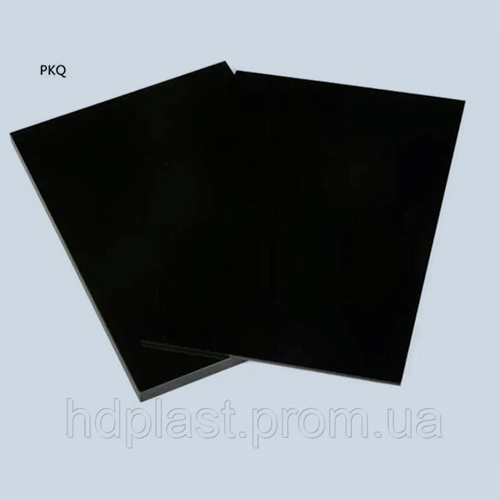 Polyethylene sheet PE 1000 black 10x1000x3000