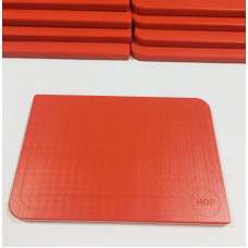 Cutting board professional red 13x170x250 mm HDPlast